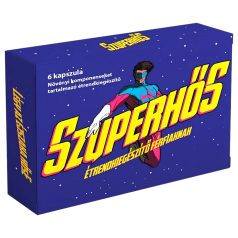 Szuperhős - erős étrend-kiegészítő kapszula férfiaknak (6db)   Szuperhős - erős étrend-kiegészítő kapszula férfiaknak (6db)