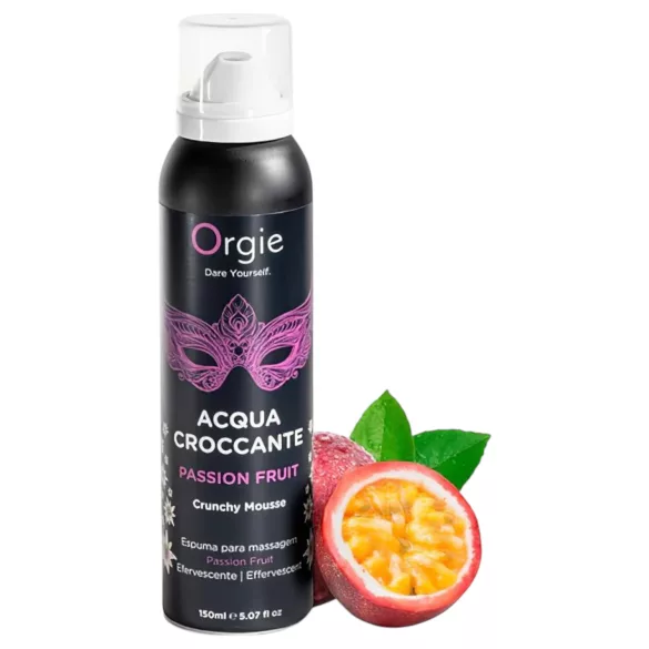 Orgie Acqua Croccante - erotikus masszázshab maracuja illattal (150 ml)