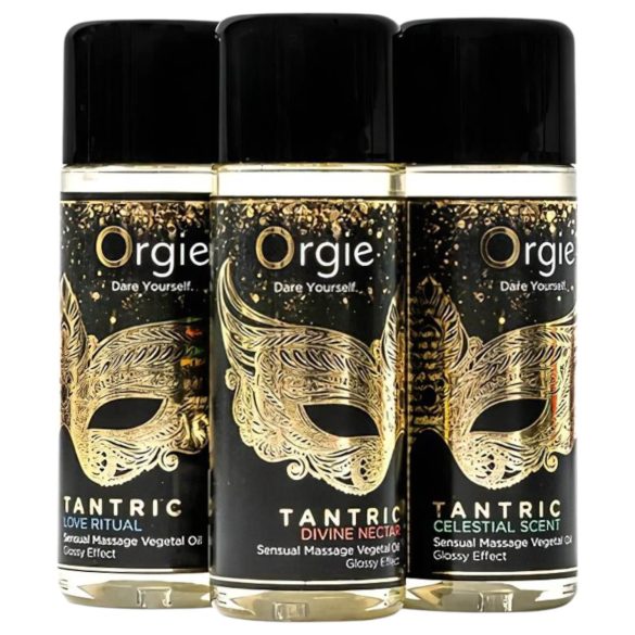 Orgie Tantric - érzéki masszázsolaj szett (3x30ml)