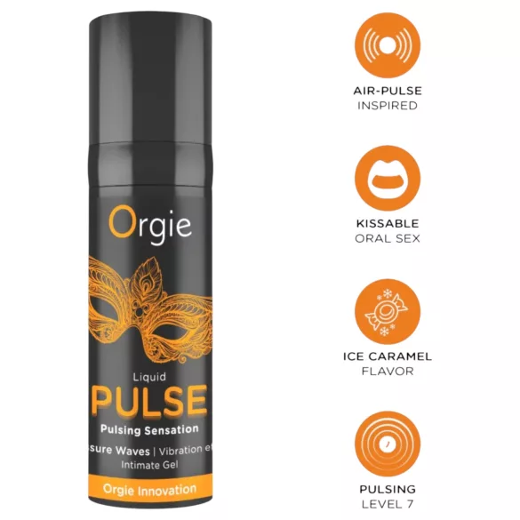 Orgie Pulse - folyékony vibrátor (15 ml)
