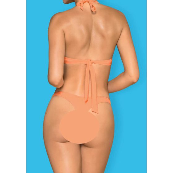 Obsessive Paralia - merevítős, nyakpántos bikini (korall)