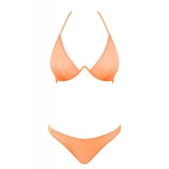 Obsessive Paralia - merevítős, nyakpántos bikini (korall)