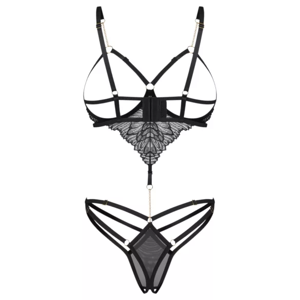 Obsessive Matildea - nyitott body (fekete)
