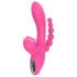 Erospace Sweet Play - G-pont vibrátor anál szondával és szívással (rózsaszín)