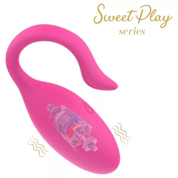 Erospace Sweet Play - hordható, app-vezérelt vibrotojás (pink)
