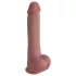 Erospace Natural Play - szilikon dildó 24 cm (testszínű)