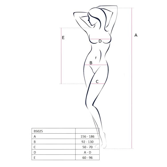 Passion BS025 - hosszúujjú miniruha (fehér) - S-L