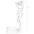 Passion BS031 - nyitott overál (piros) - S-L