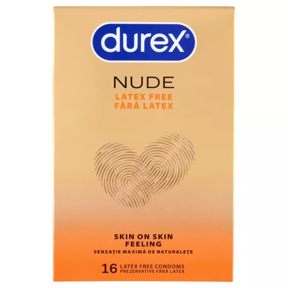 Durex Real Feel - latexmentes óvszer élethű érzéssel (16 db)