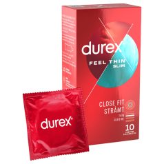 Durex Feel Thin Slim - élethű érzés óvszer (10db) Durex Feel Thin Slim - élethű érzés óvszer (10db)