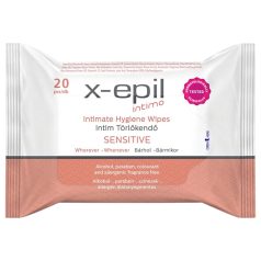 X-Epil Intimo Sensitive - intim törlő kendő (20db) X-Epil Intimo Sensitive - intim törlő kendő (20db)