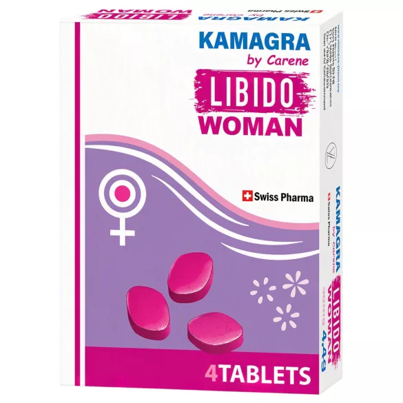 Kamagra by Carene Libido Woman - étrend-kiegészítő tabletta nőknek - 4 db