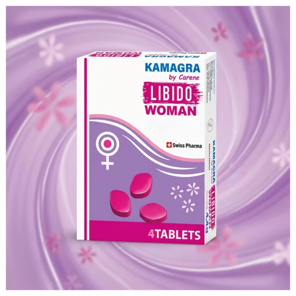 Kamagra by Carene Libido Woman - étrend-kiegészítő tabletta nőknek - 4 db