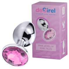 Desirel Pink Jewel M - anál plug (ezüst-pink) Desirel Pink Jewel M - anál plug (ezüst-pink)