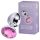 Desirel Pink Jewel L - anál plug (ezüst-pink)