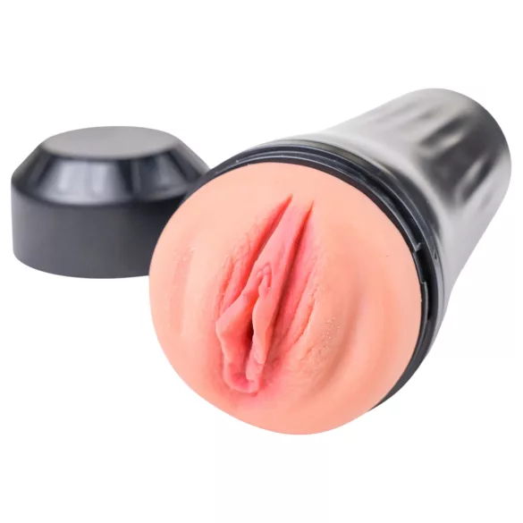 Desirel True Touch - élethű vibrációs műpunci maszturbátor (natúr)