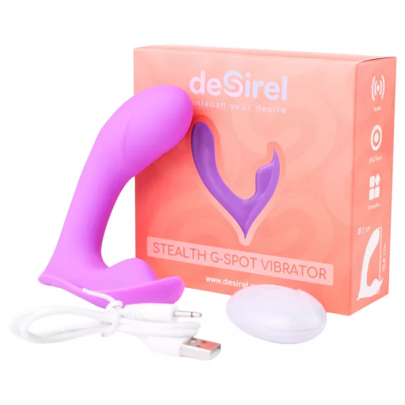 Desirel Insider - G-pont és prosztata vibrátor (lila)