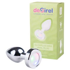Desirel GlowPlug - világító anál plug - kicsi (ezüst) Desirel GlowPlug - világító anál plug - kicsi (ezüst)