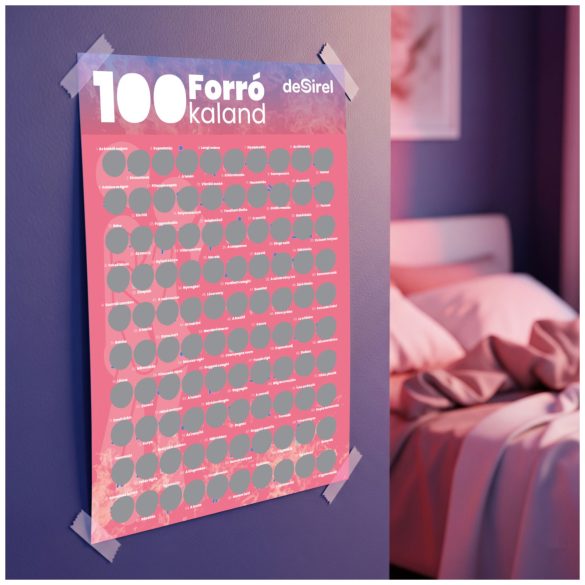 Desirel - 100 szexpóz kaparós poszter társasjáték (magyar)