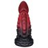OgazR - polipkar dildó - 19cm (piros)