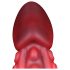 OgazR - polipkar dildó - 19cm (piros)