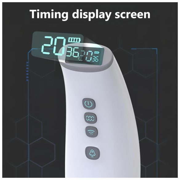 Lonely - szívó, melegítő maszturbátor hangeffektussal (fehér)