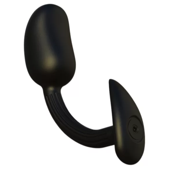 Kangvo - mágneses prosztata masszírozó anál plug görgőgolyóval (fekete)