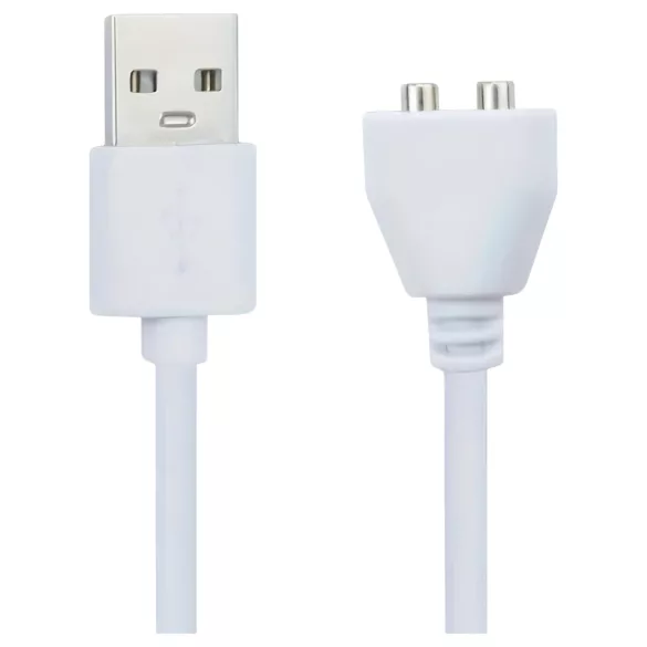 Pleasure Charge Loveline - mágneses USB töltőkábel (fehér)