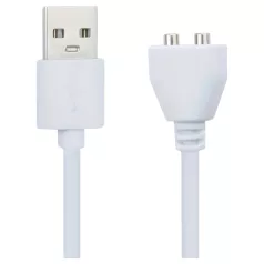   Pleasure Charge Pantyrebel - mágneses USB töltőkábel (fehér)
