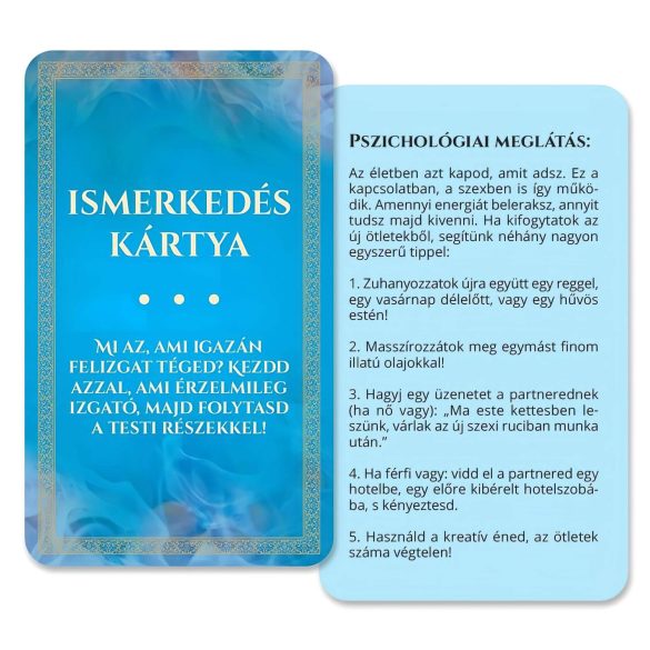 Érzékek Játéka - felnőtt szex társasjáték