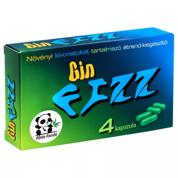 Gin FIZZ Plus - ginzeng tartalmú étrend-kiegészítő kapszula (4 db)
