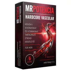   MrPotencia Hardcore Vascular - étrend kiegészítő kapszula férfiaknak (6db)
