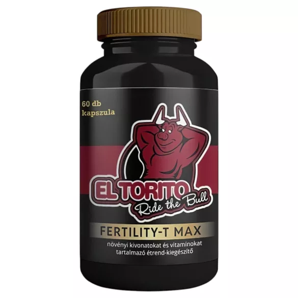 El Torito Fertility-T Max - étrend-kiegészítő kapszula férfiaknak (60 db)