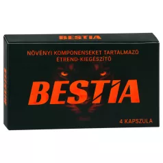 BESTIA - étrend-kiegészítő kapszula férfiaknak (4 db)