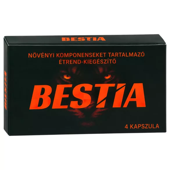 BESTIA - étrend-kiegészítő kapszula férfiaknak (4 db)