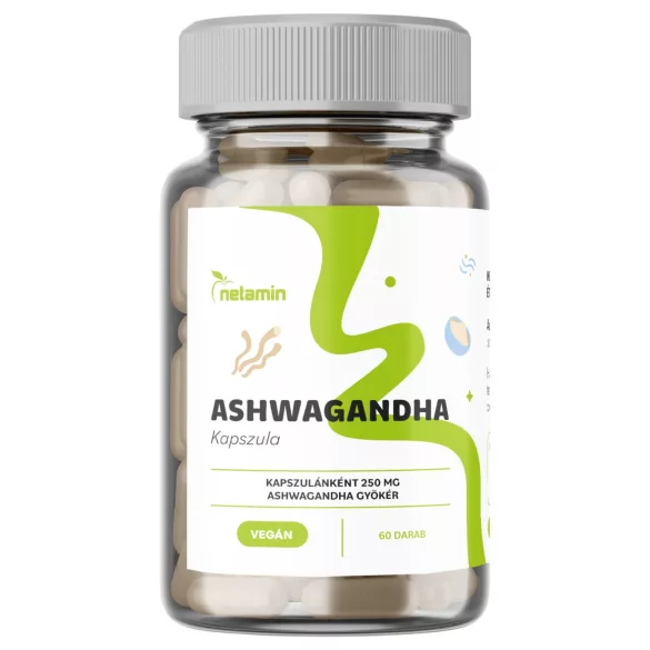 Netamin Ashwagandha 250mg - étrend-kiegészítő kapszula (60 db)