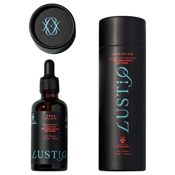 Lustiq Eros Elixir - férfi vágyfokozó cseppek (50 ml)