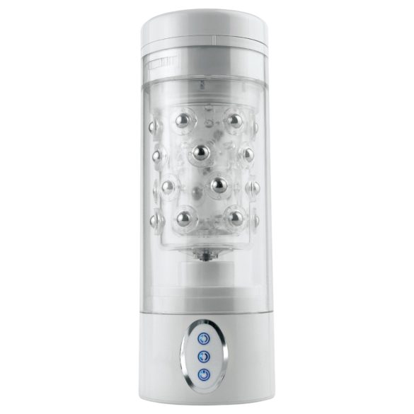 PDX Roto-Bator - vibrációs szájmaszturbátor (fehér)