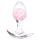 NS Novelties - átlászó butt plug - S (pink)