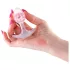 NS Novelties - átlászó butt plug - S (pink)