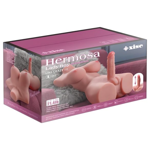 XISE Hermosa Lady Boy - vibrációs torzó lökő funkcióval