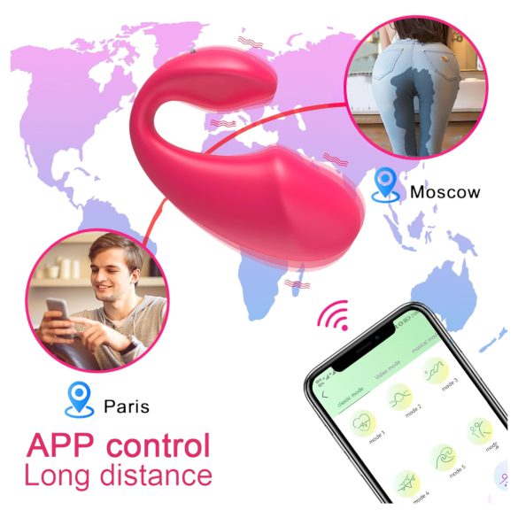 AlvUp - vibrációs tojás (pink)