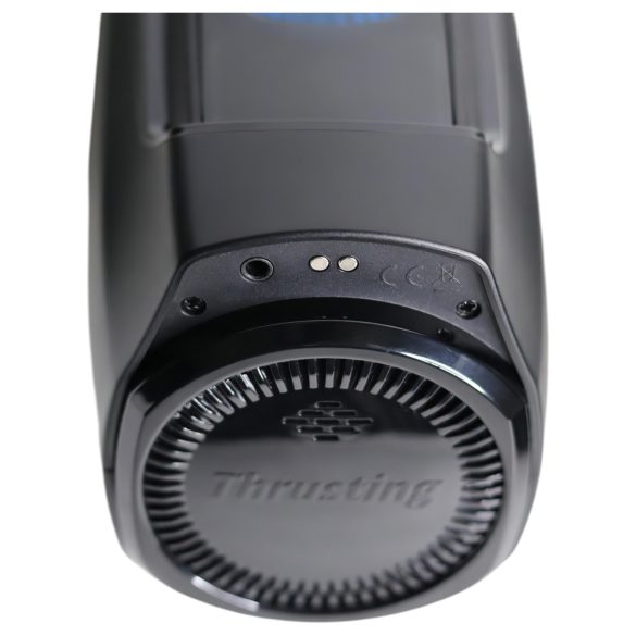 Leten SM320 - nyögő, lökő, melegítő maszturbátor (fekete)