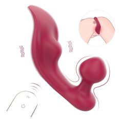 Sex HD Chomper - csikló- és anál vibrátor (piros) Sex HD Chomper - csikló- és anál vibrátor (piros)