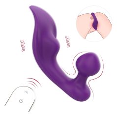 Sex HD Chomper - vízálló csikló- és anál vibrátor (lila)   Sex HD Chomper - vízálló csikló- és anál vibrátor (lila)
