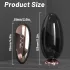 Sex HD Mirror - melegítő funkciós nyelves csiklóizgató vibrátor (fekete)