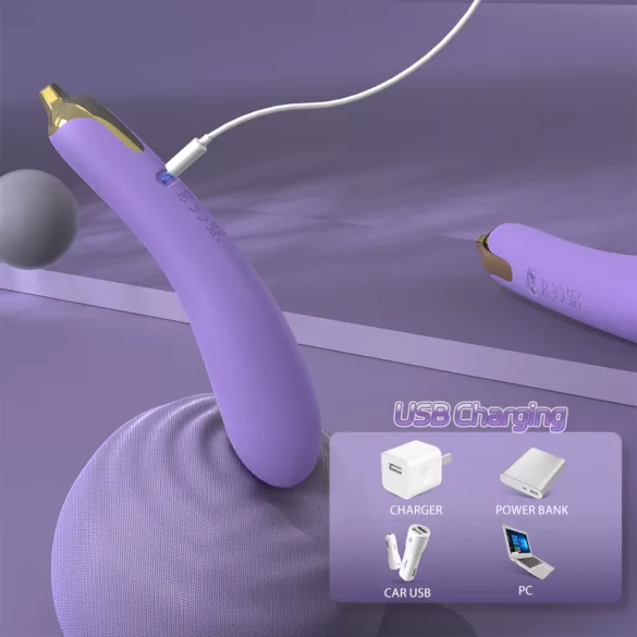 Sex HD - padlizsán vibrátor (lila)