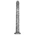 Lovetoy King Sized - extra nagy vibrátor - 40,5 cm (szürke)