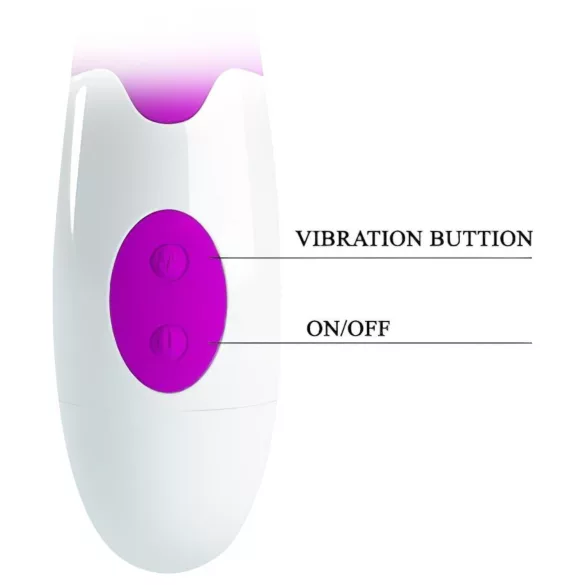 Pretty Love Peter - csiklókaros vibrátor (lila)