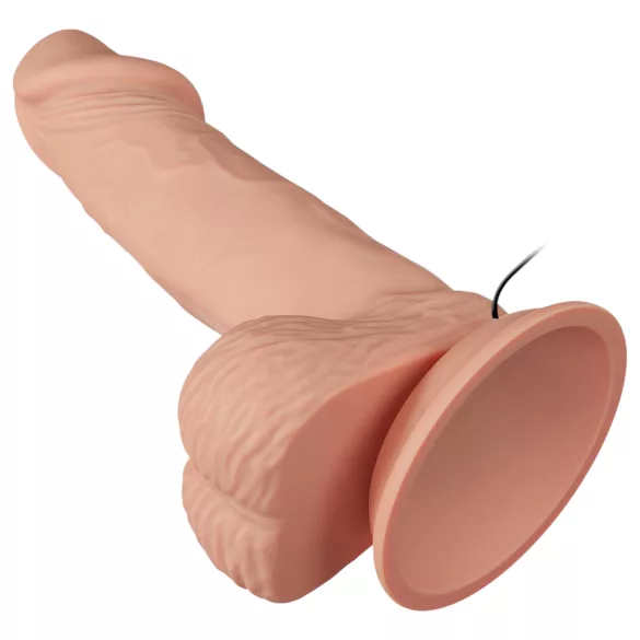 Baile Zebulon - élethű, herés vibrátor - 19 cm (natúr)